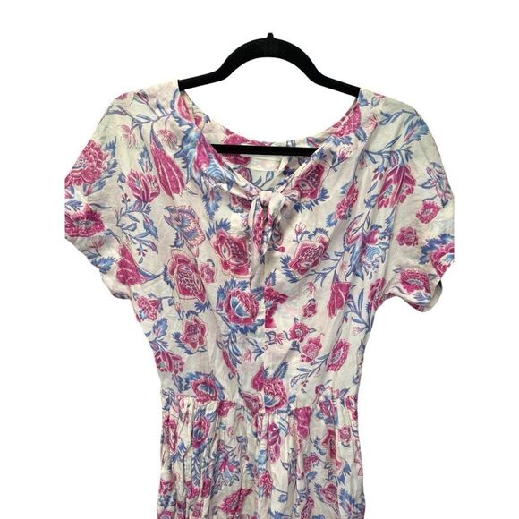 Isabel Marant Étoile Floral Boho Mini Dress Cotton Silk size FR 38 / US 6 - Picture 5 of 13